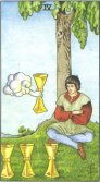Four of Cups - Minor Arcana Tarot Card