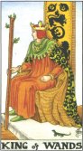 King of Wands - Minor Arcana Tarot Card