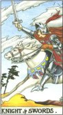 Knight of Swords - Minor Arcana Tarot Card
