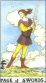 Page of Swords - Minor Arcana Tarot Card