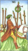 Six of Wands - Minor Arcana Tarot Card