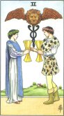 Two of Cups - Minor Arcana Tarot Card