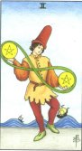 Two of Pentacles - Minor Arcana Tarot Card